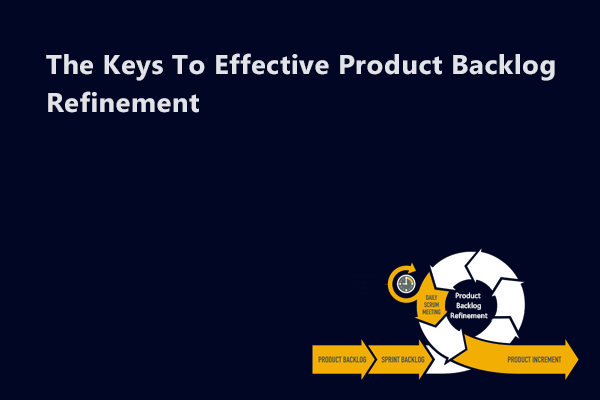 The Keys to Effective Product Backlog Refinement -LearNow